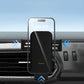 Wozinsky WEDZ-3Y8S Auto-Klemmhalterung mit 15W induktivem Ladegerät für Telefon an der Lüftungsöffnung - schwarz