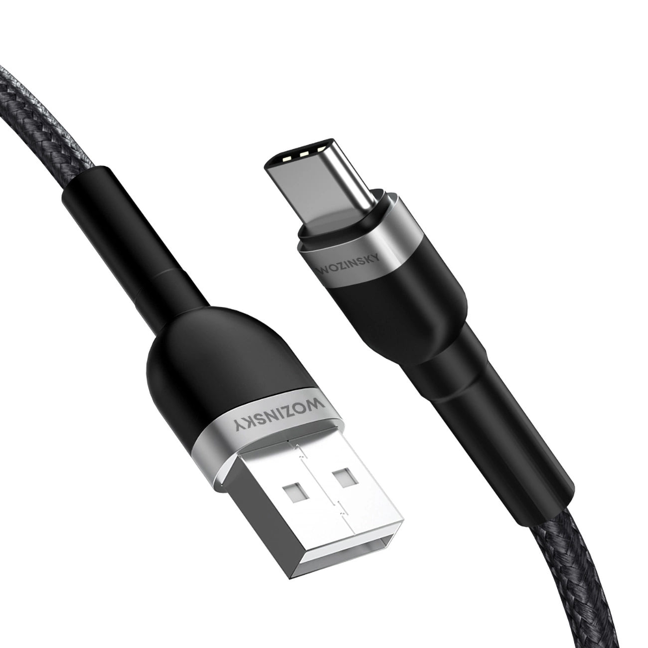 Wozinsky WNBAC2 USB-A / USB-C 2,4A Kabel 2 m - Schwarz
