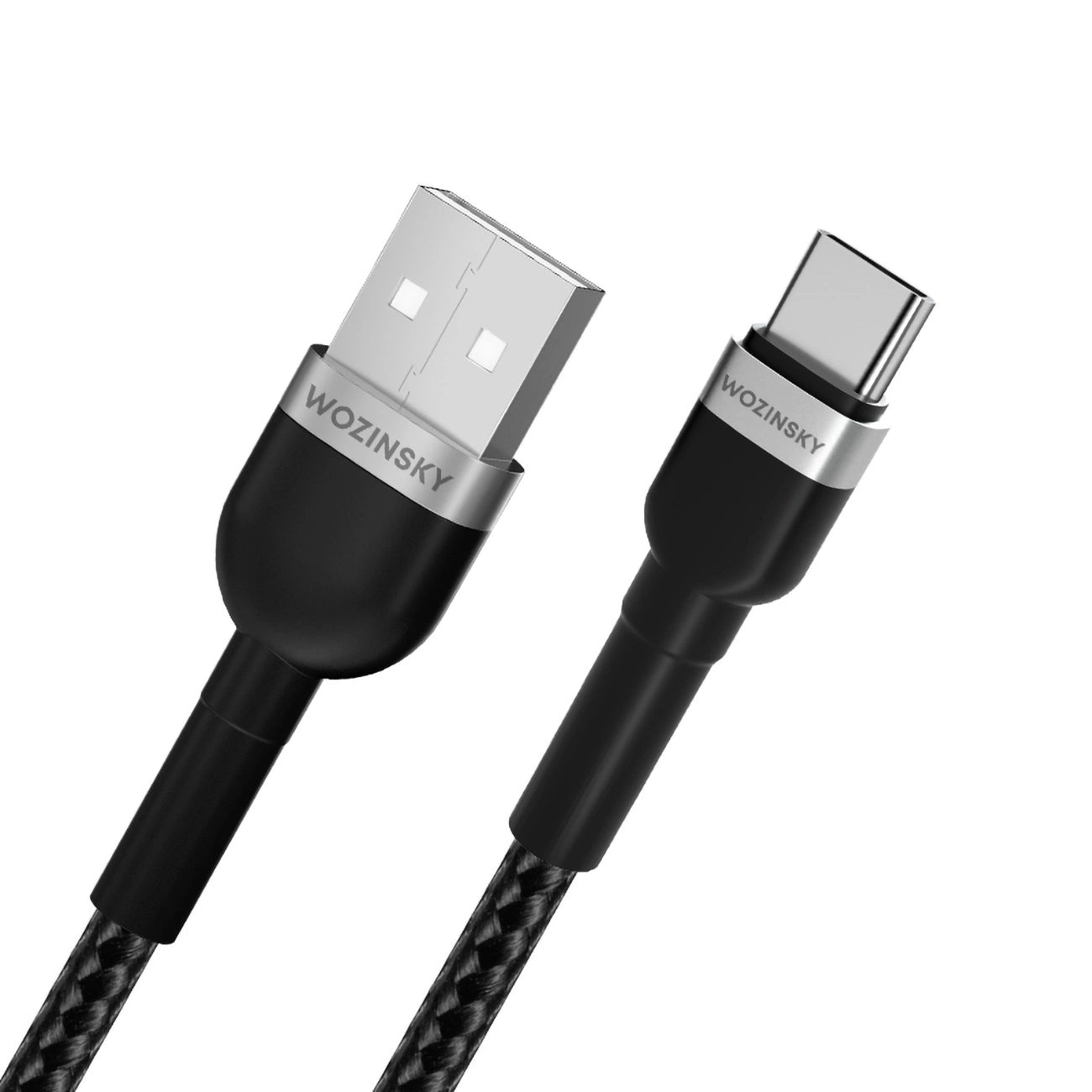 Wozinsky WNBAC2 USB-A / USB-C 2,4A Kabel 2 m - Schwarz
