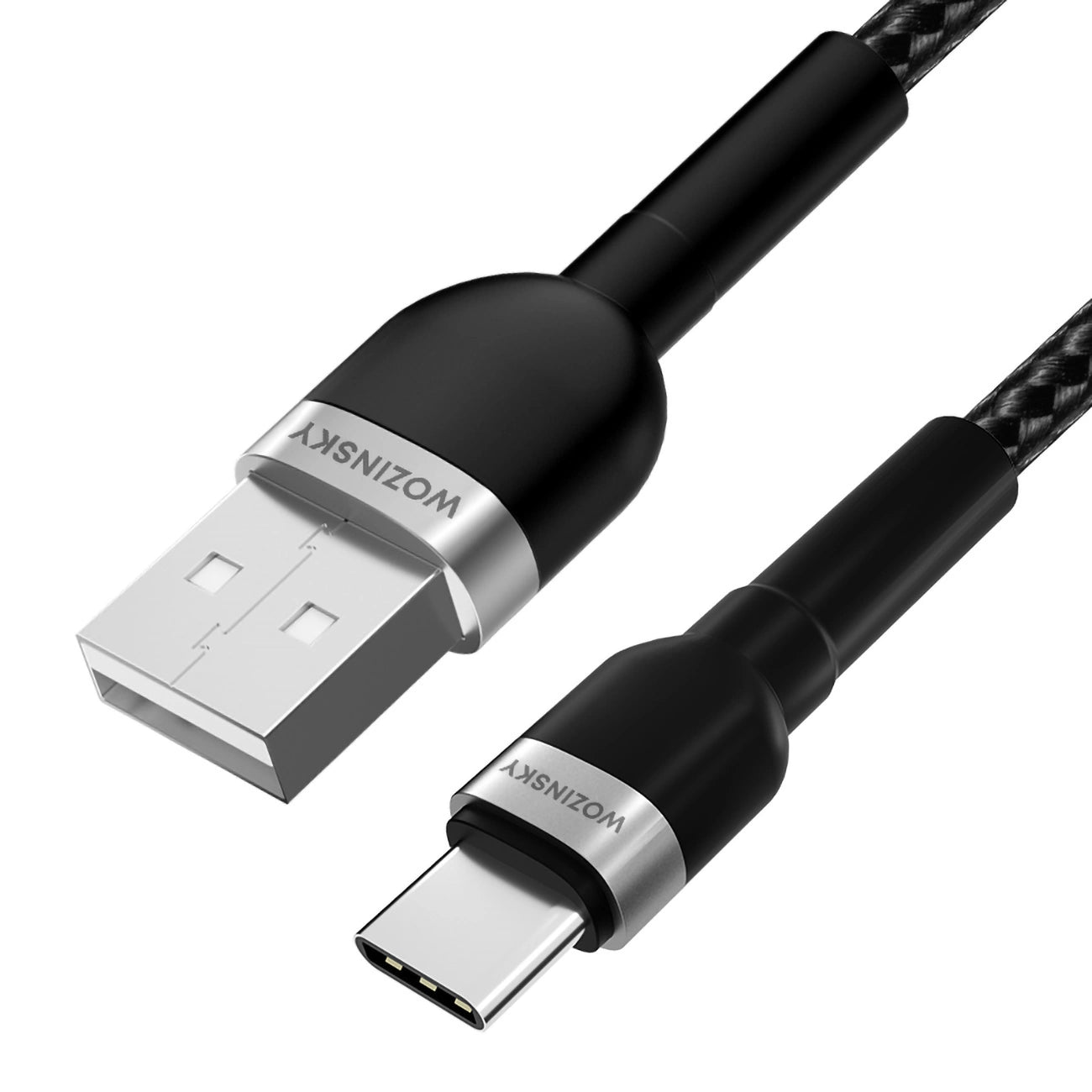 Wozinsky WNBAC2 USB-A / USB-C 2,4A Kabel 2 m - Schwarz