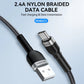 Wozinsky WNBAC2 USB-A / USB-C 2,4A Kabel 2 m - Schwarz
