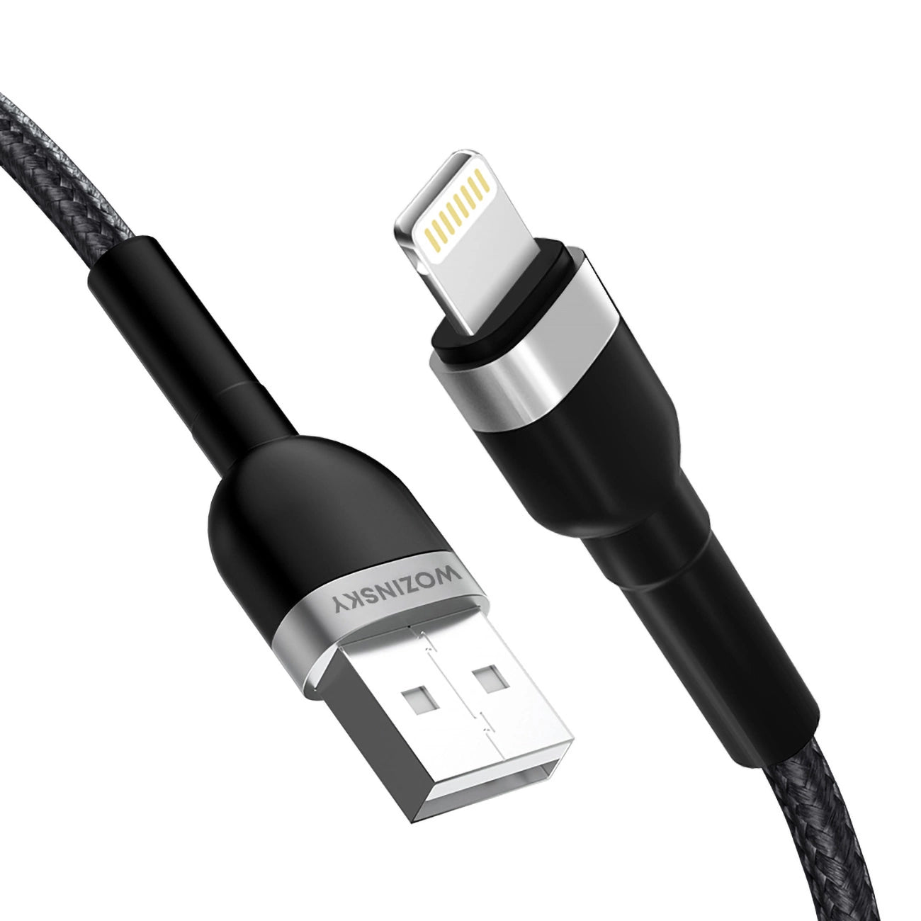Wozinsky WNBAL1 USB-A / Lightning 2,4A Kabel 1 m - Schwarz