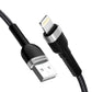 Wozinsky WNBAL2 USB-A / Lightning 2,4A Kabel 2 m - schwarz