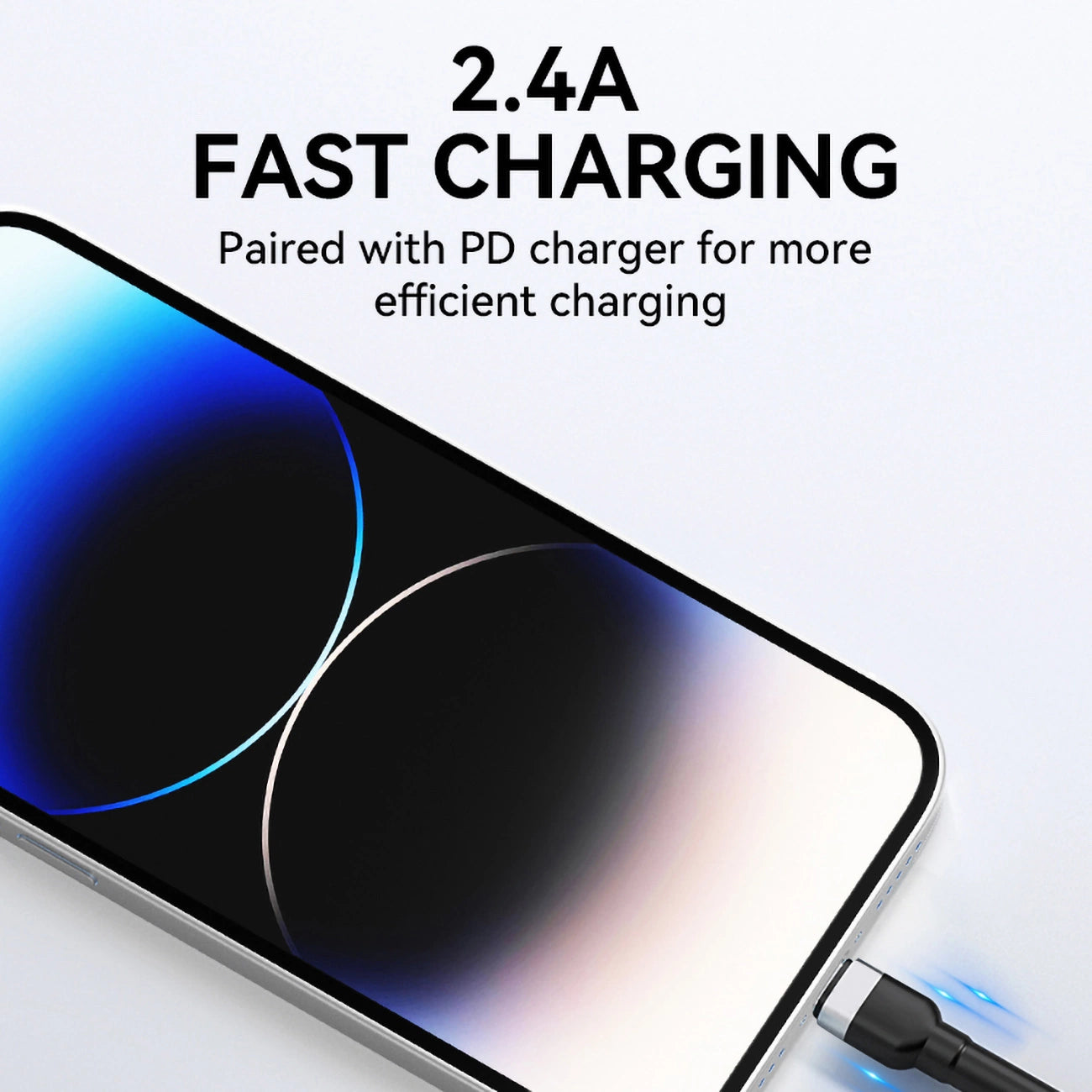 Wozinsky WNBAL2 USB-A / Lightning 2,4A Kabel 2 m - schwarz