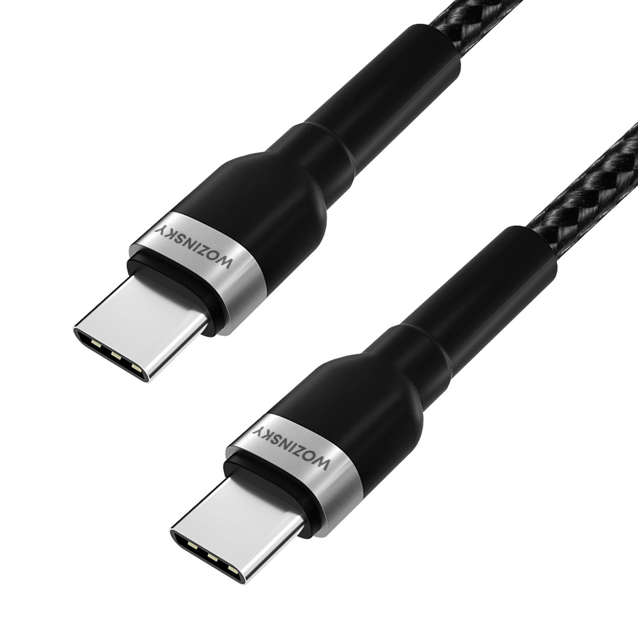 Wozinsky WNBCC2 USB-C / USB-C PD 65W Kabel 2 m - Schwarz