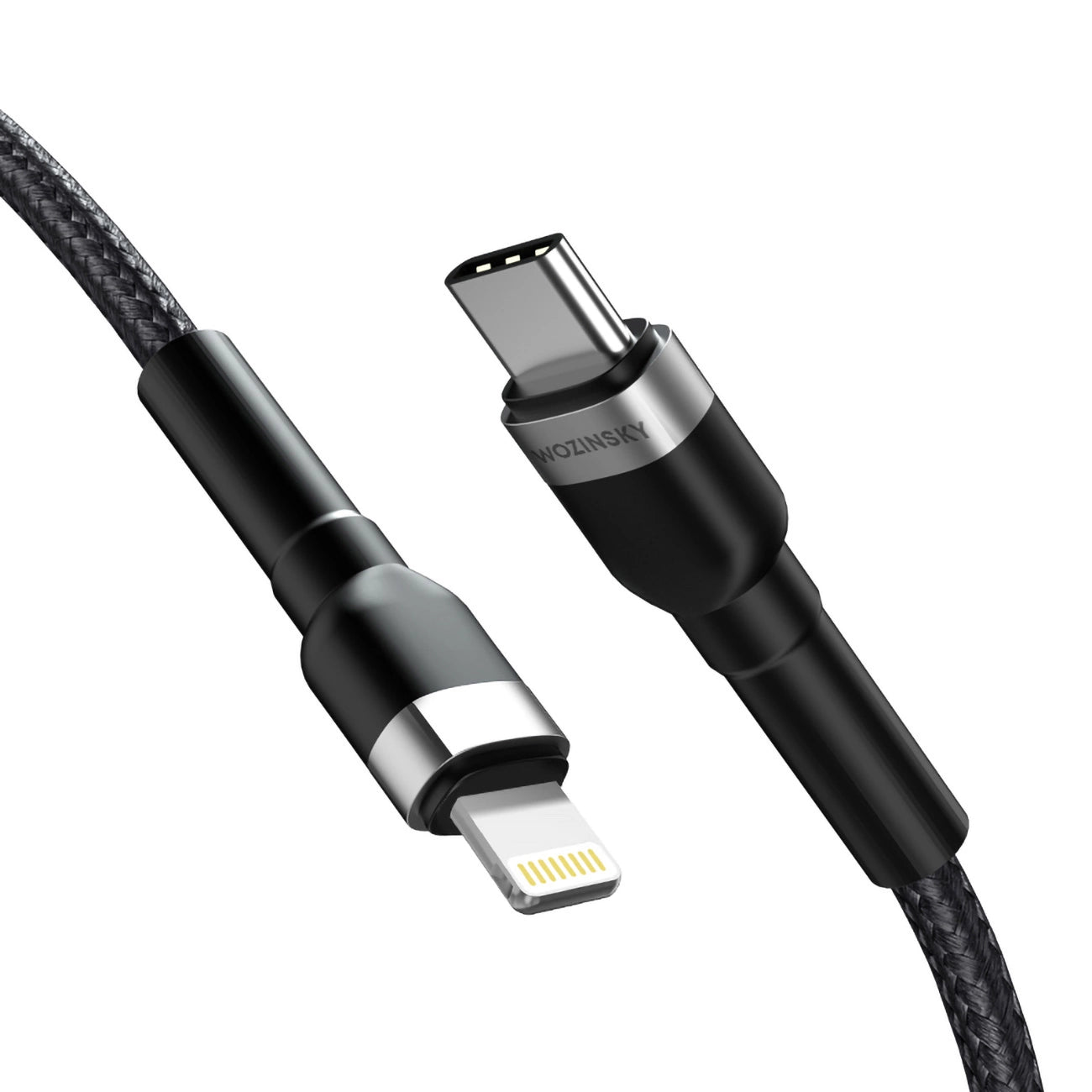 Wozinsky WNBCL2 Lightning / USB-C PD 30W Kabel 2 m - Schwarz
