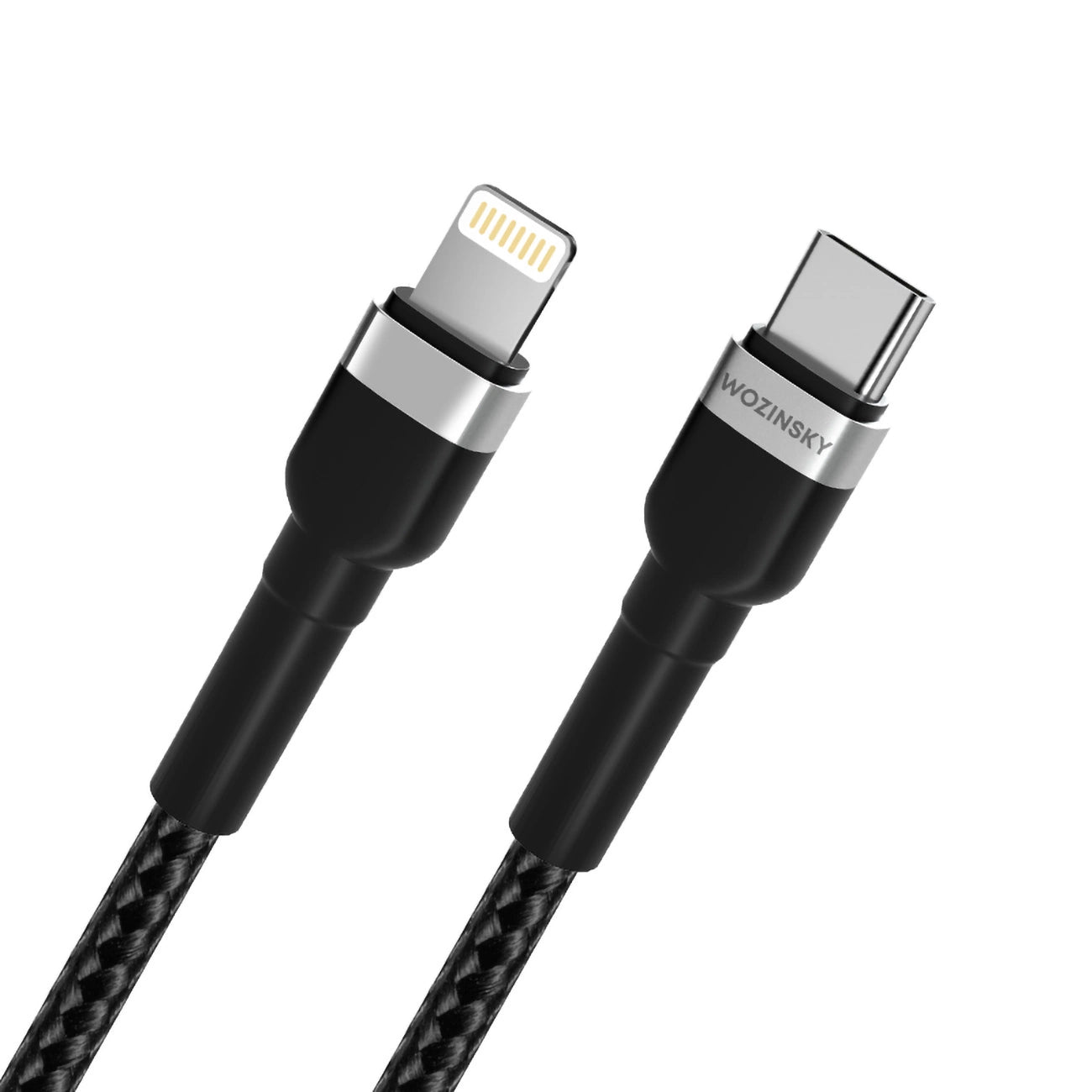 Wozinsky WNBCL2 Lightning / USB-C PD 30W Kabel 2 m - Schwarz
