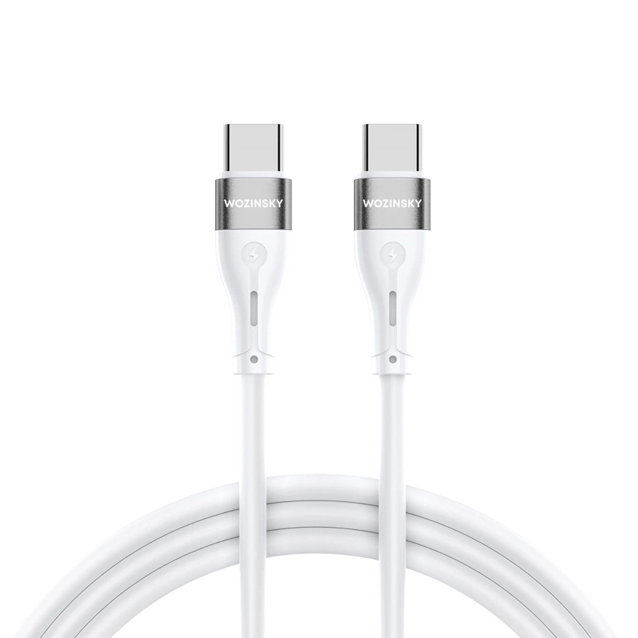 Wozinsky WSTCC1 USB-C / USB-C PD 65W Kabel 1 m lang - Weiß