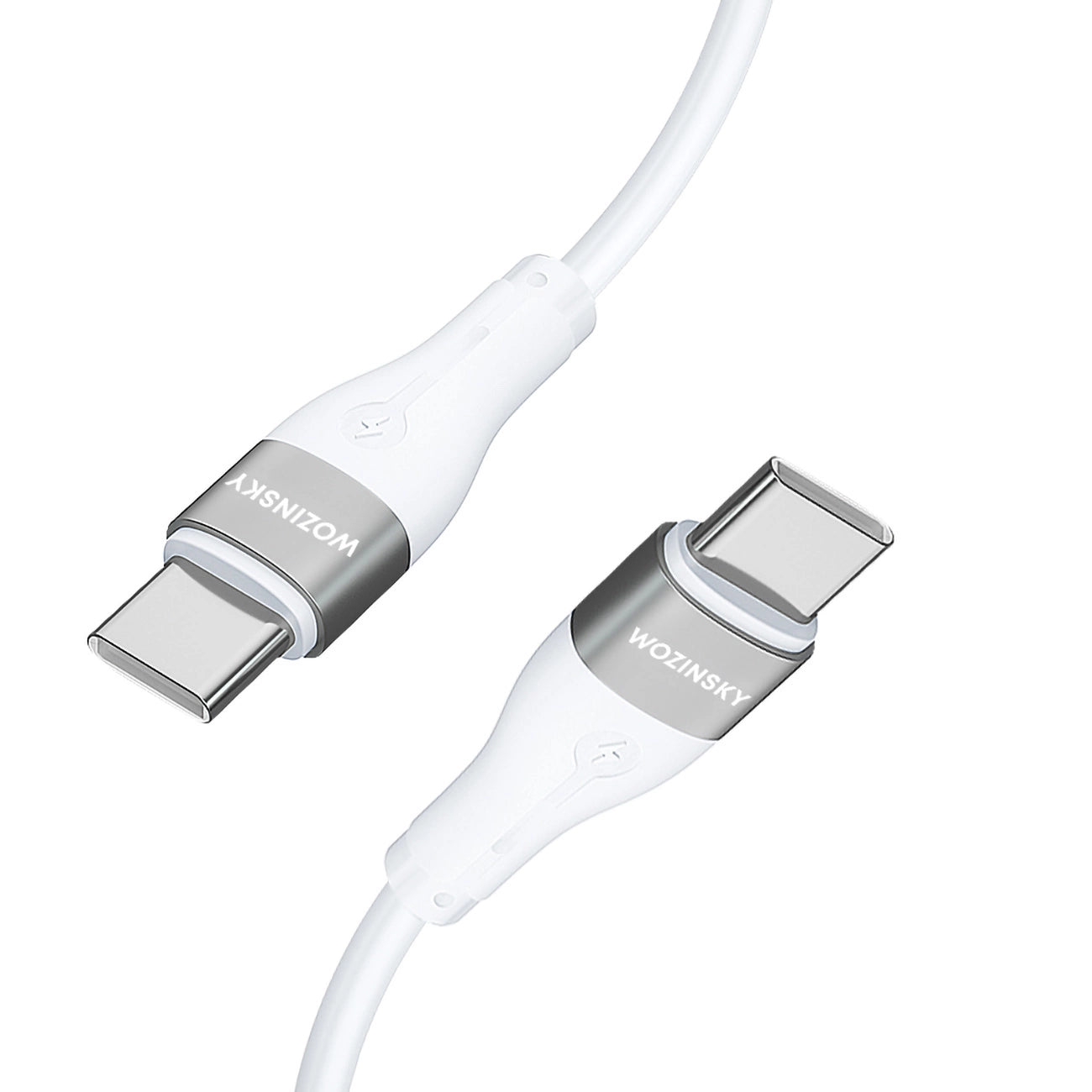 Wozinsky WSTCC1 USB-C / USB-C PD 65W Kabel 1 m lang - Weiß