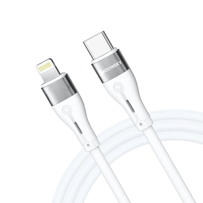 Wozinsky WSTCL1 Lightning / USB-C PD 27W Kabel 1 m - Weiß