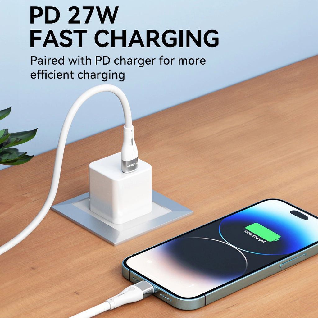 Wozinsky WSTCL2 Lightning / USB-C PD 27W Kabel 2 m - Weiß