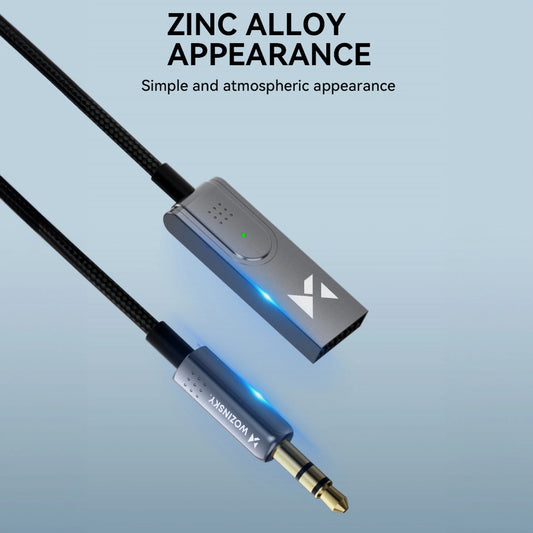 Wozinsky WTODB Bluetooth 5.3 Audioadapter / AUX-Audioempfänger
