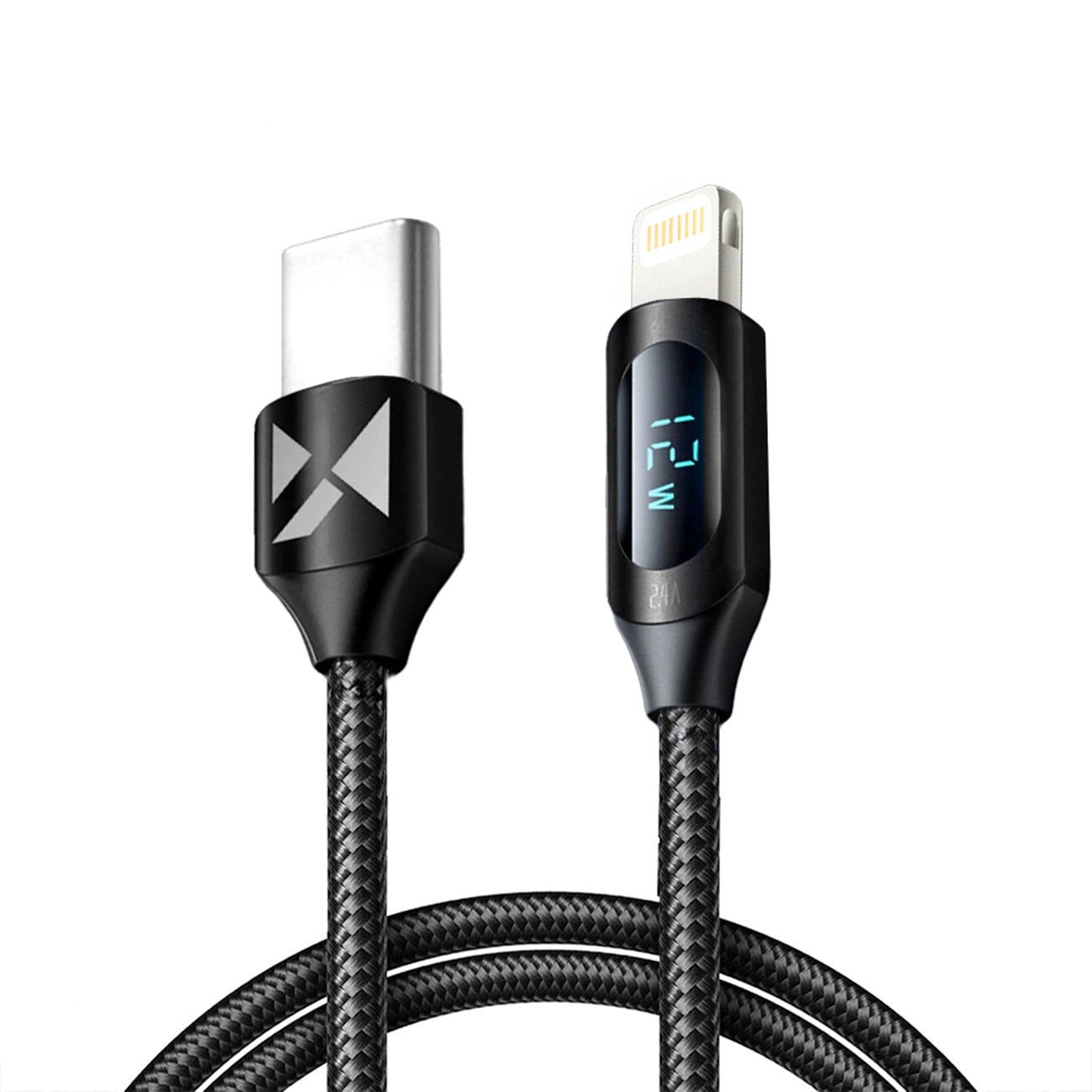 Wozinsky WUCLC1 Lightning – USB-C-Kabel 36 W 480 Mbit/s 1 m – Schwarz