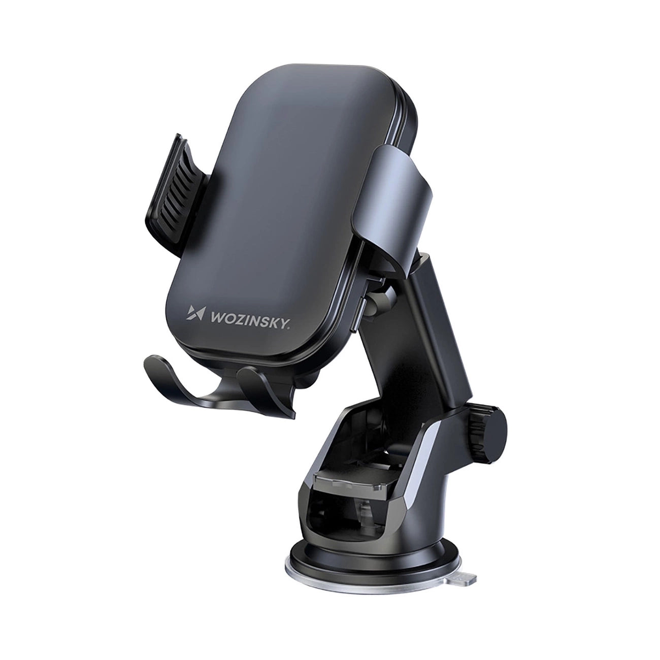 Wozinsky WUMID Auto-Armaturenbrett-Telefonhalterung mit 15 W induktivem Ladegerät, Schwarz