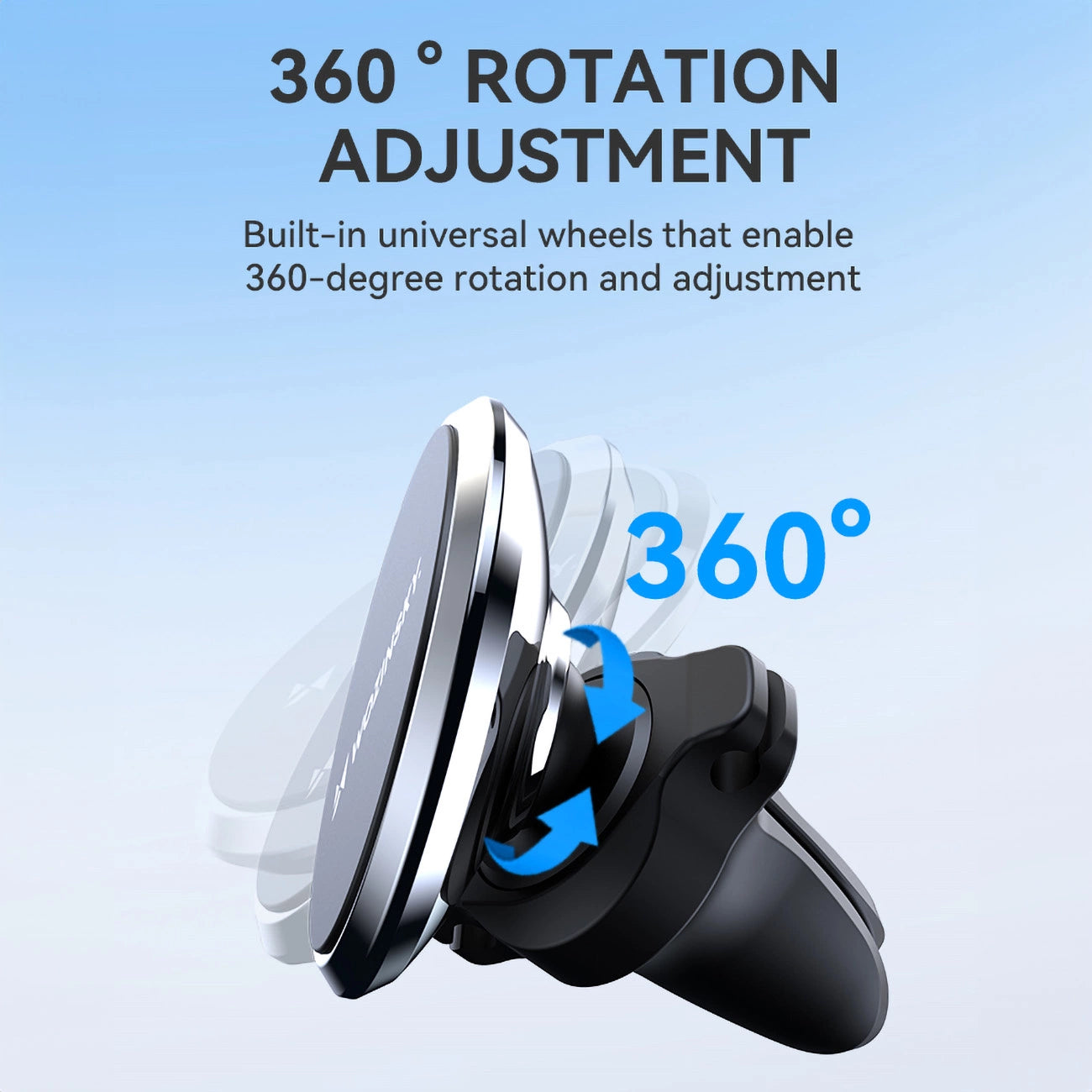 Wozinsky WUMKO Magnetische Handyhalterung für Autolüftung, Schwarz