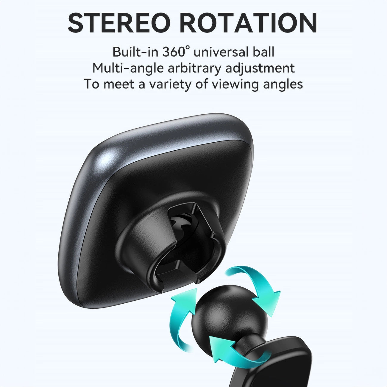 Wozinsky WUMTD Magnetische Handyhalterung fürs Armaturenbrett, Schwarz