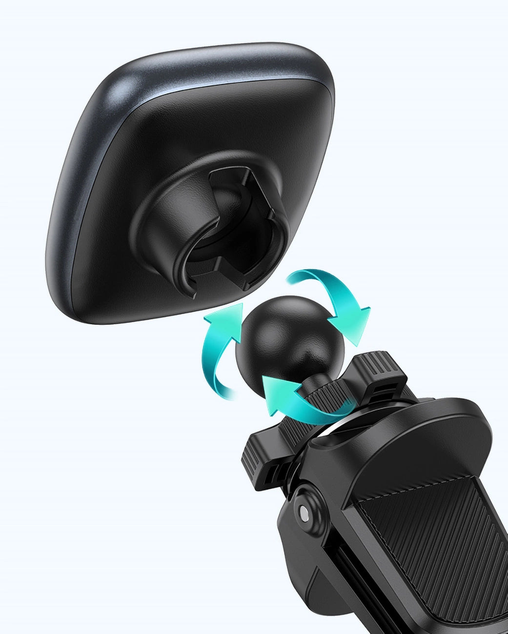 Wozinsky WUMTK Magnetische Handyhalterung für Autolüftung, Schwarz