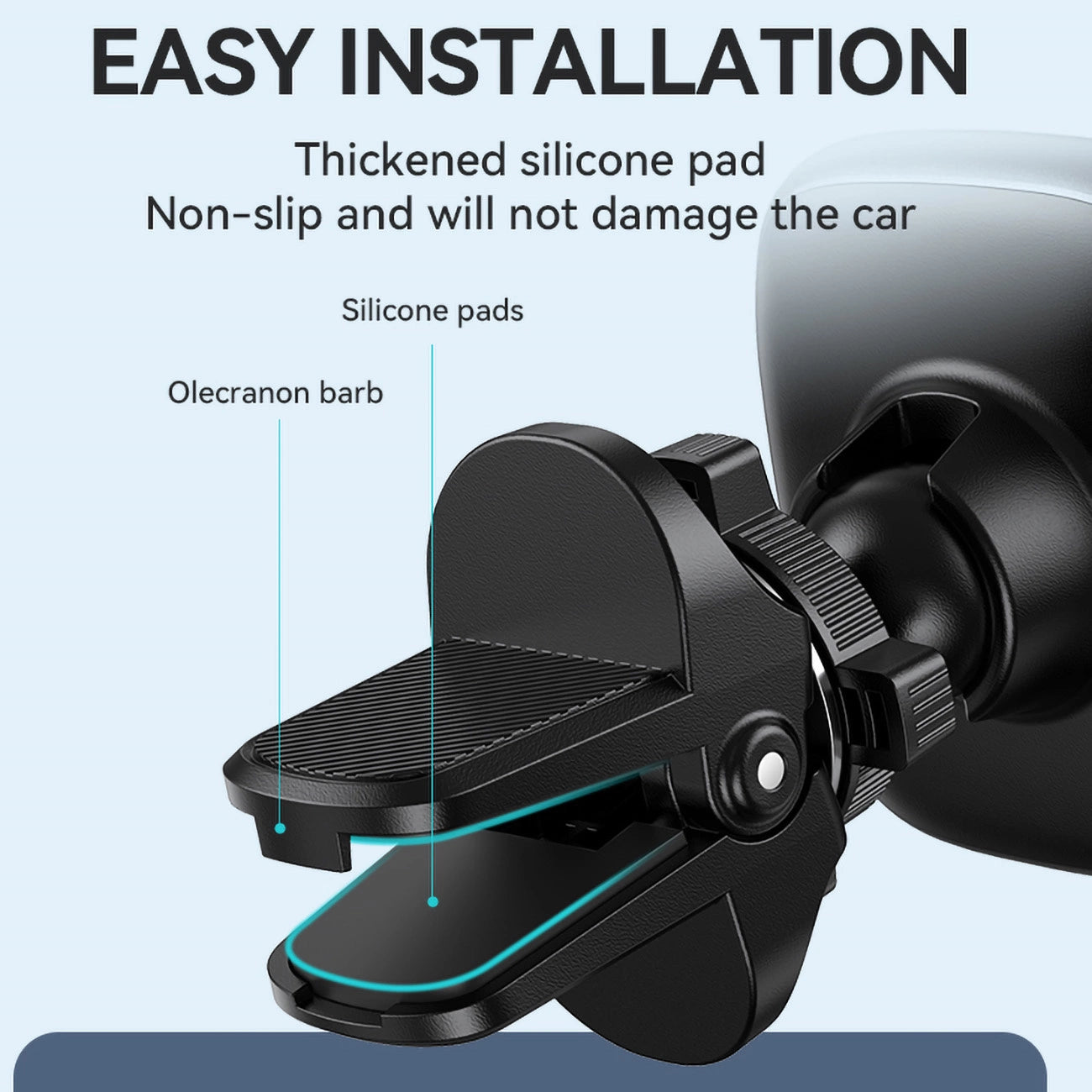 Wozinsky WUMTK Magnetische Handyhalterung für Autolüftung, Schwarz