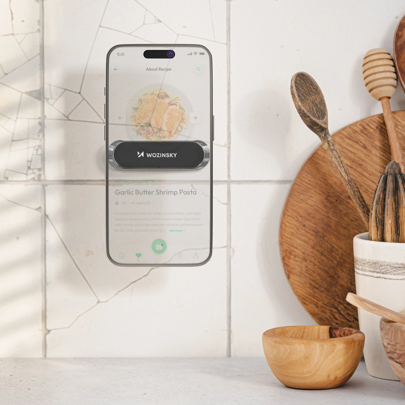 Wozinsky magnetische Armaturenbretthalterung, schwarz (WMH-01)