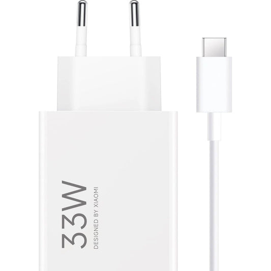 Xiaomi MDY-16-EF 1xUSB-A 33W Wandladegerät mit 3A USB-C Kabel - Weiß