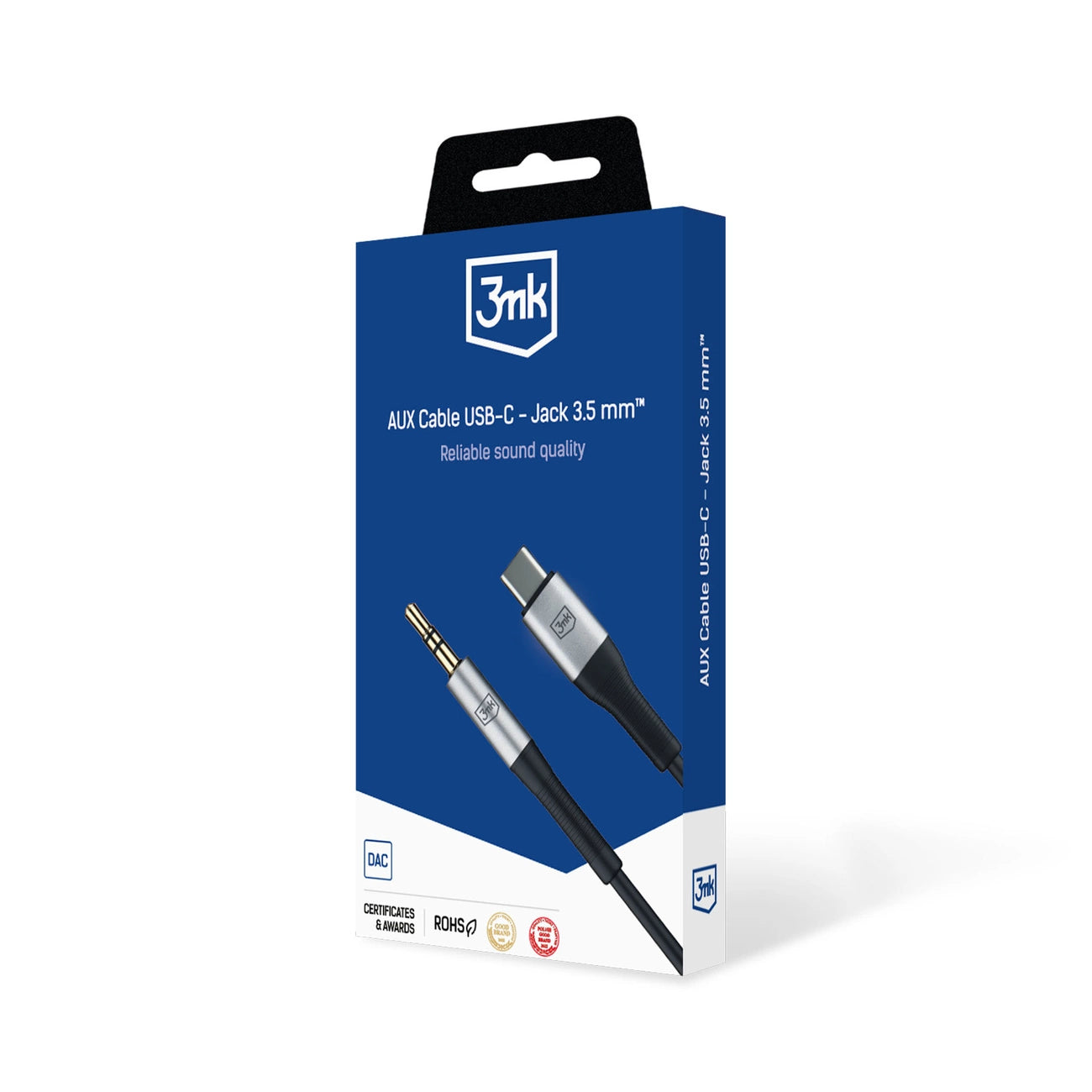 Zubehör – 3mk AUX-Kabel USB-C – Klinke 3,5 mm