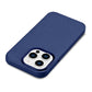 iCarer Case Leather Cover Echtleder Case für iPhone 14 Pro Max blau (WMI14220708-BU) (MagSafe kompatibel)