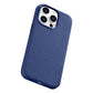 iCarer Case Leather Cover Echtleder Case für iPhone 14 Pro Max blau (WMI14220708-BU) (MagSafe kompatibel)