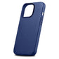 iCarer Case Leather Cover Echtleder Case für iPhone 14 Pro Max blau (WMI14220708-BU) (MagSafe kompatibel)