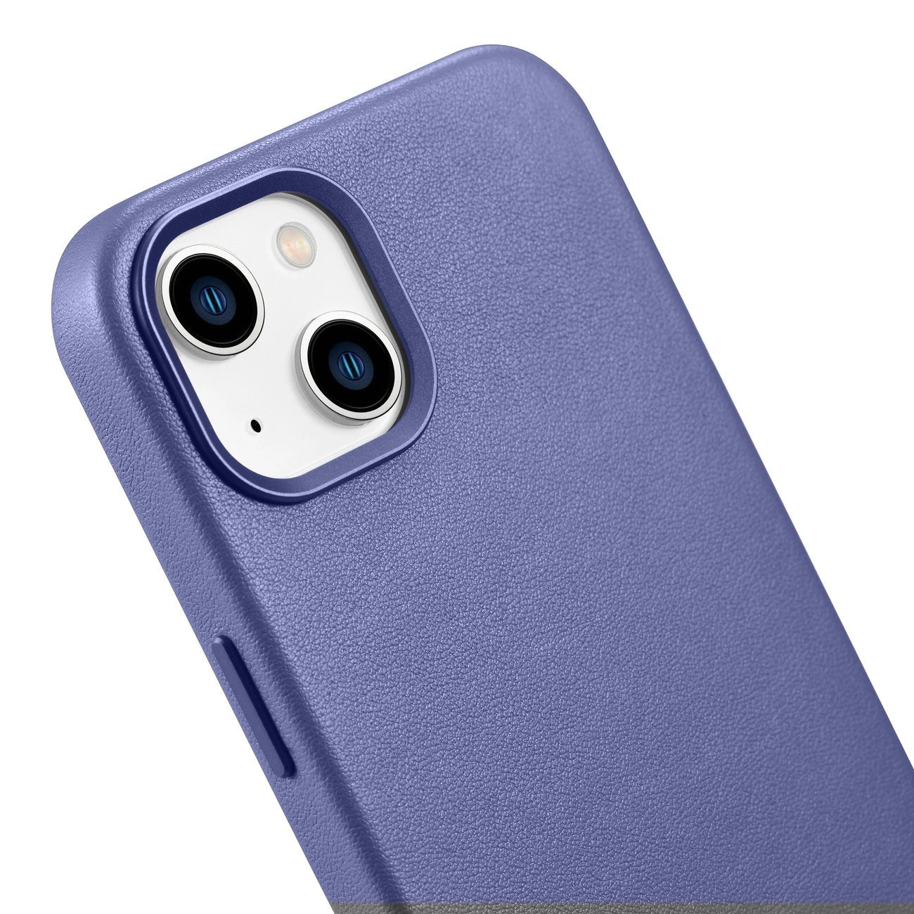 iCarer Case Lederhülle für iPhone 14 Hellviolett (WMI14220705-LP) (MagSafe-kompatibel)