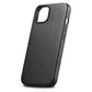 iCarer Case Lederhülle für iPhone 14 schwarz (WMI14220705-BK) (MagSafe kompatibel)