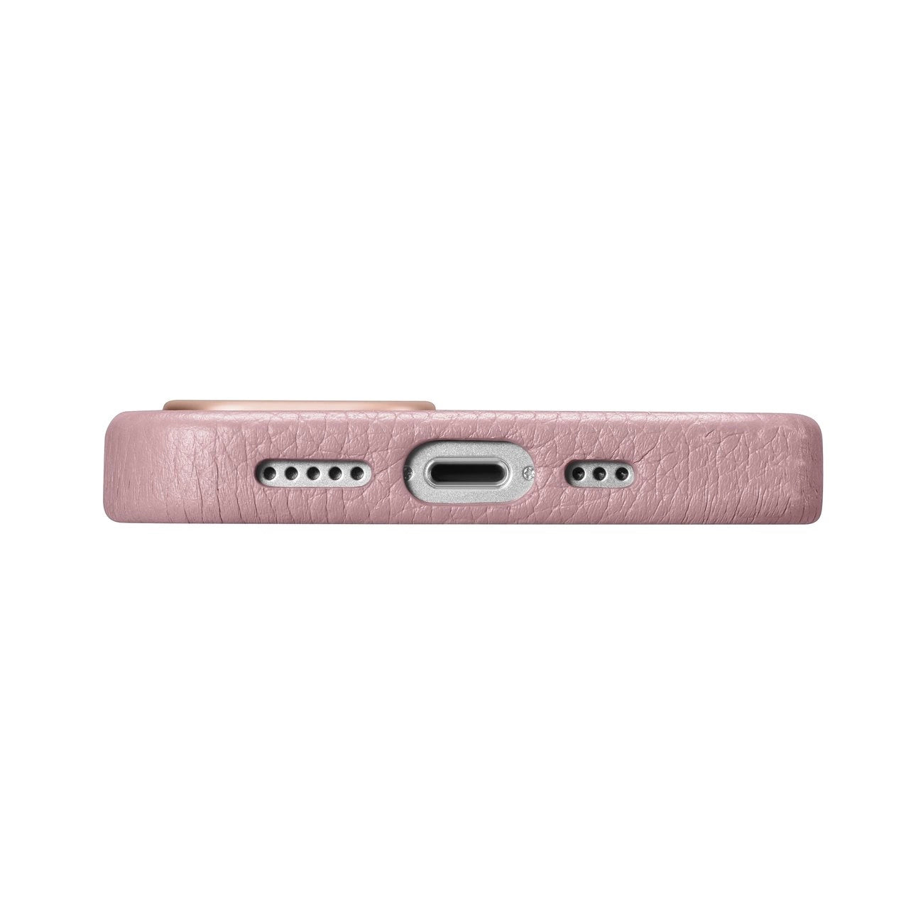 iCarer Litchi Premium Ledertasche iPhone 14 Plus magnetische Ledertasche mit MagSafe Pink (WMI14220711-PK)