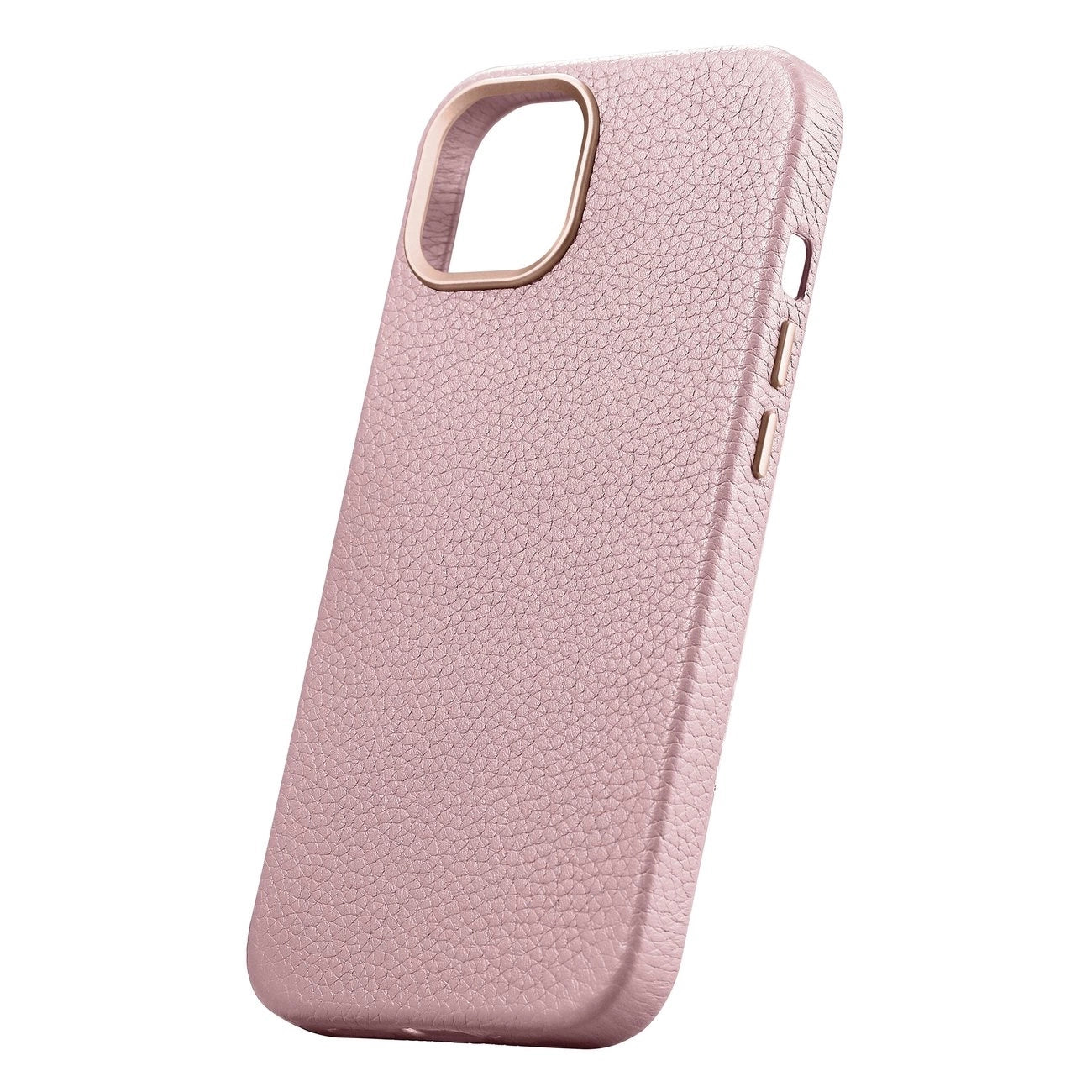 iCarer Litchi Premium Ledertasche iPhone 14 Plus magnetische Ledertasche mit MagSafe Pink (WMI14220711-PK)