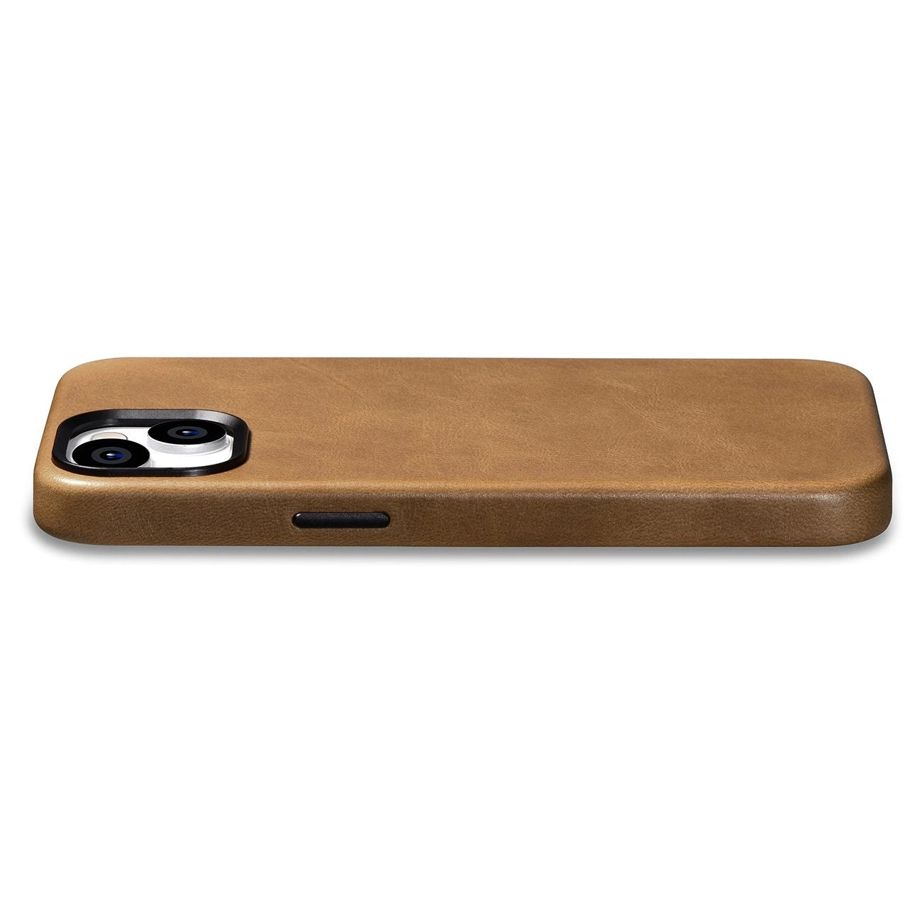 iCarer Oil Wax Premium Leather Case iPhone 14 Hülle aus magnetischem Leder mit MagSafe braun (WMI14220701-TN)