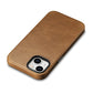 iCarer Oil Wax Premium Leather Case iPhone 14 Hülle aus magnetischem Leder mit MagSafe braun (WMI14220701-TN)