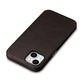 iCarer Oil Wax Premium Leather Case magnetische Ledertasche iPhone 14 mit MagSafe braun (WMI14220701-BN)