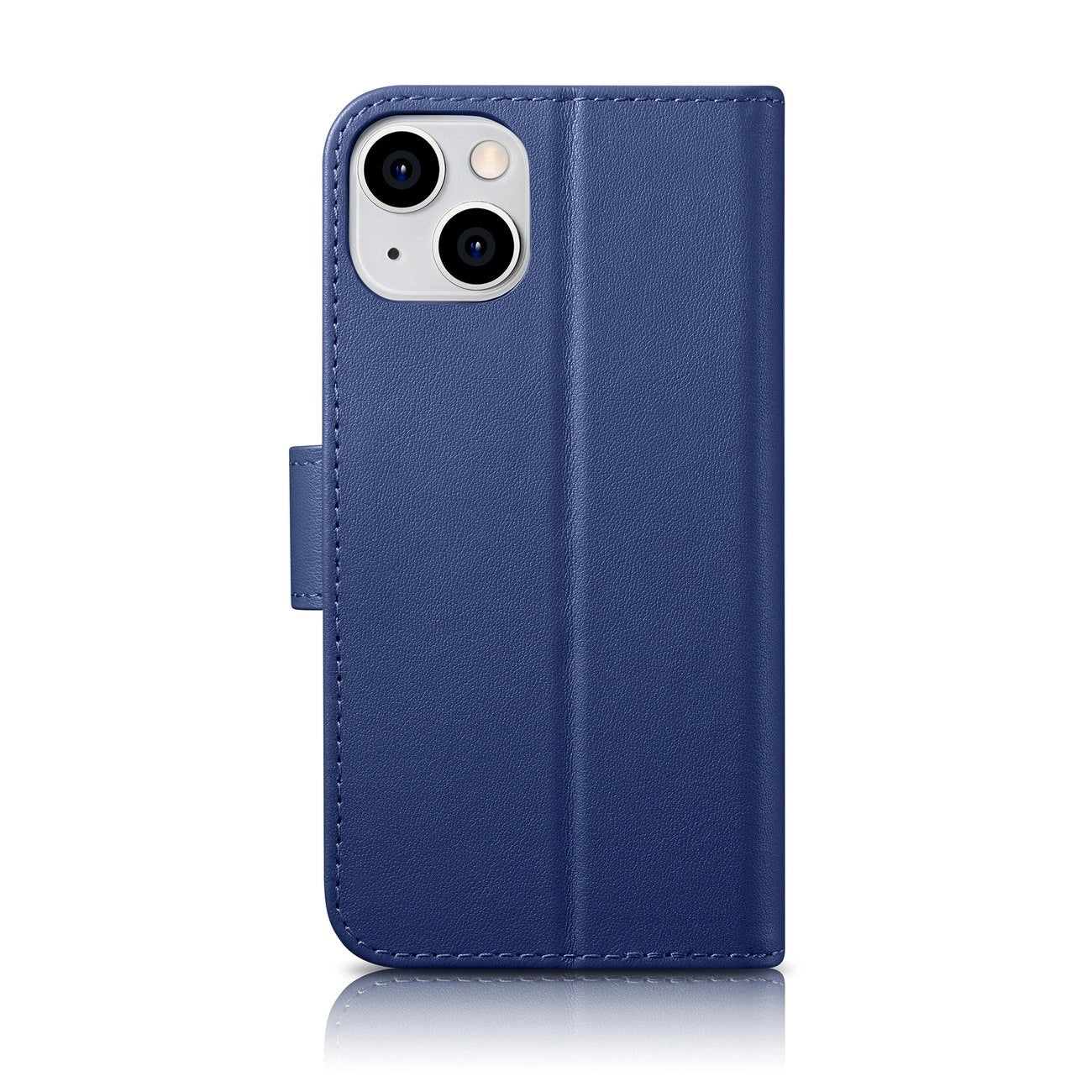 iCarer Wallet Case 2in1 Case iPhone 14 Anti-RFID Leder Flip Case Blau (WMI14220725-BU)