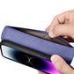 iCarer Wallet Case 2in1 Cover iPhone 14 Pro Anti-RFID Leder Flip Case Hellviolett (WMI14220726-LP)