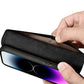 iCarer Wallet Case 2in1 Cover iPhone 14 Pro Leder Flip Cover Anti-RFID schwarz (WMI14220726-BK)
