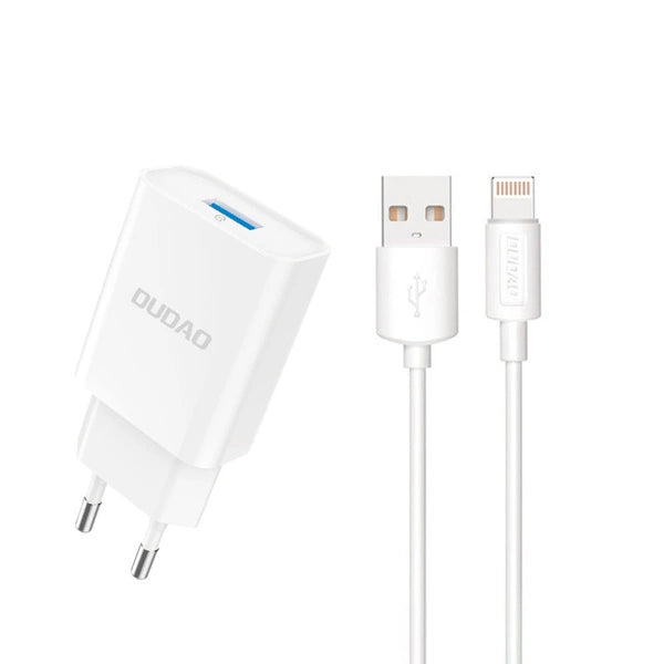 Ladeset 10W – USB-A Ladeadapter inkl. Lightning Kabel (Weiß)