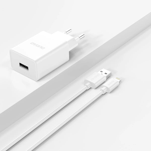 Ladeset 10W – USB-A Ladeadapter inkl. Lightning Kabel (Weiß)