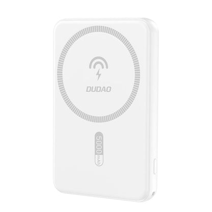 Dudao K14S 20W Powerbank – 5000mAh, USB-A/USB-C & MagSafe – Weiß