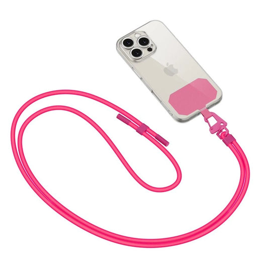 Handykordel Umhängeband mit Adapter – Fuchsia