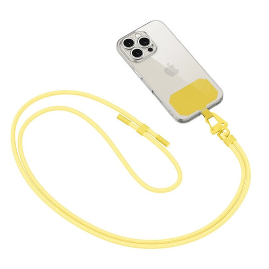 Handykordel Umhängeband mit Adapter – Gelb