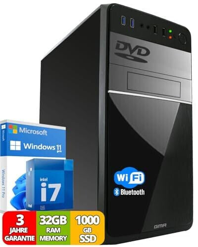 GMR NN-72302 ( i7-4770 / 32GB / 1TB/ DVD±RW / Windows 11 Pro)