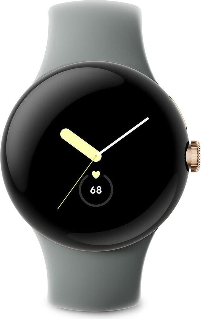 Google Pixel Watch Bluetooth Champagne Gold Sportarmband Hazel