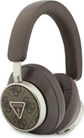 Guess Headphones 4G Triangle Logo Bluetooth ENC brown (Active Noise Cancellation 45 h Wireless) Brown