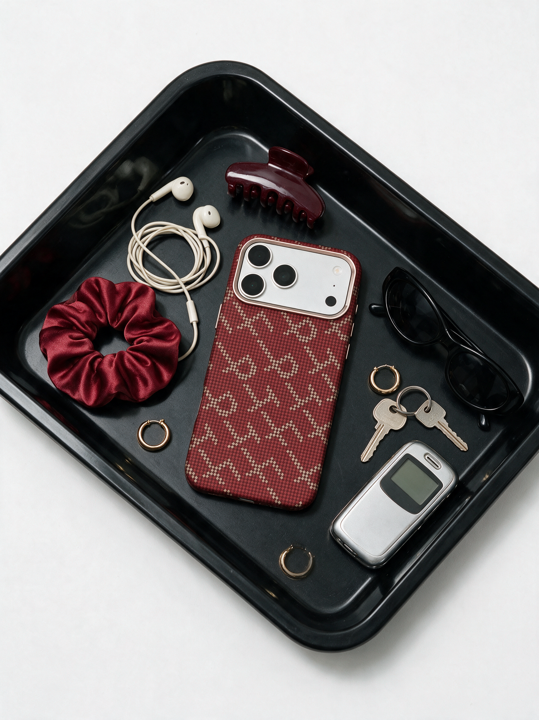 Rixus Alpine Ultra Slim Hülle mit MagSafe in Cherry Red – STARPHONE Aachen