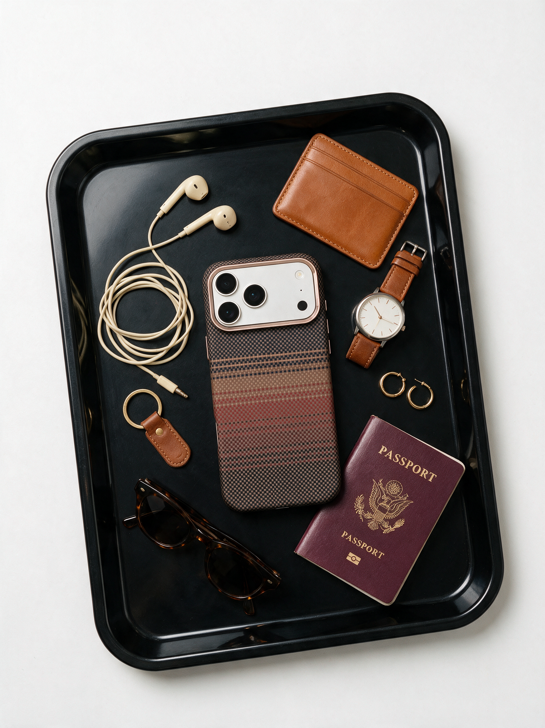 Rixus Alpine Ultra Slim Hülle mit MagSafe in Stripe Brown – STARPHONE Aachen