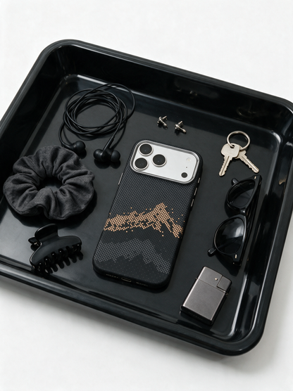 Rixus Alpine Ultra Slim Hülle mit MagSafe in Galaxy Black – STARPHONE Aachen