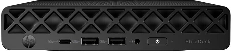 Mini-PC HP EliteDesk   Intel Core Ultra 9 285T 24-Core 1,4 GHz  32 GB DDR5  1.000 GB SSD-Festplatte  Intel Graphics Shared Memory   Microsoft Windows 11 Professional